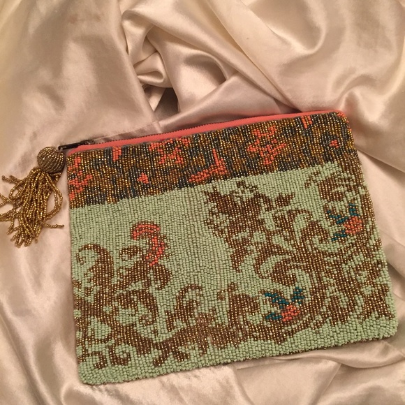 Jasper & Jeera Beaded Evening Bag - Picture 1 of 4